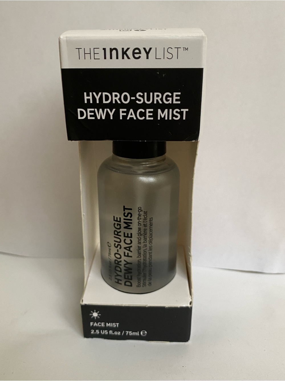 The Inkey List Hydro-Surge Dewy Face Mist - Clear brand new in box